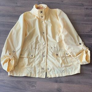 Karen Scott Light Yellow Utility Jacket